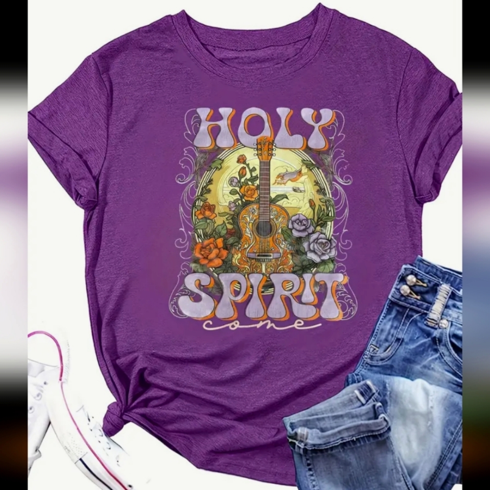 Women's Holy Spirit Come T shirt